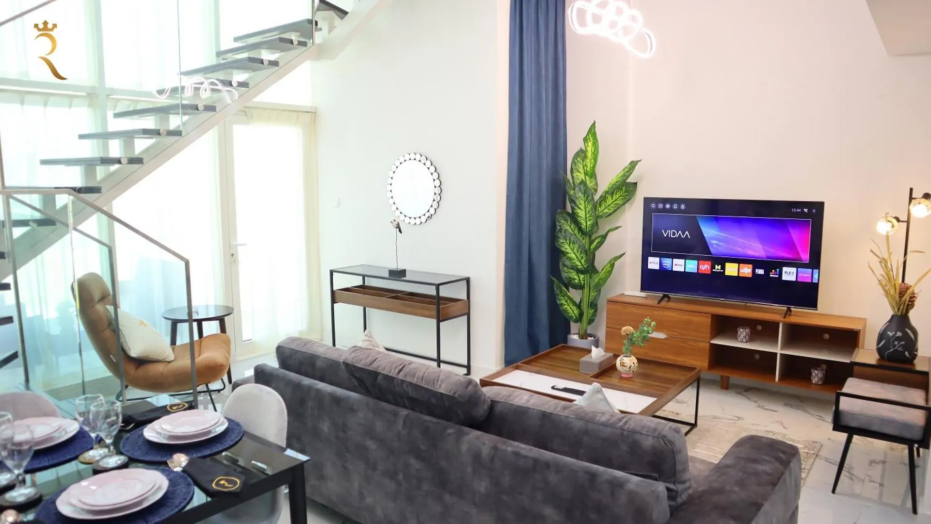 Drift Noir Bold 2Br Duplex Escape In Oasis Appartement Abou Dabi